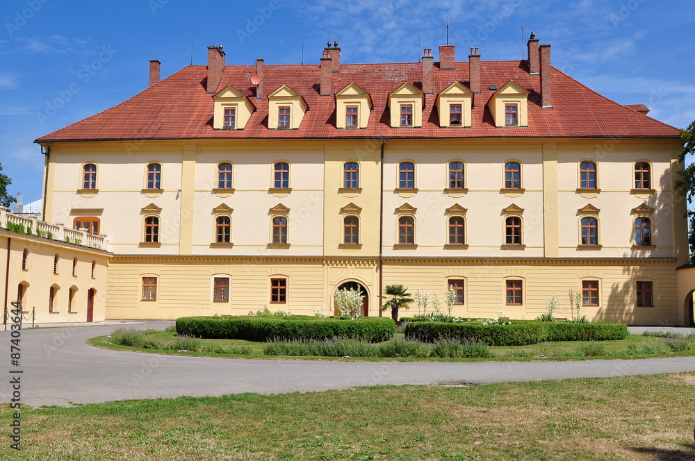 castle in Lipnik nad Becvou,Czech republic