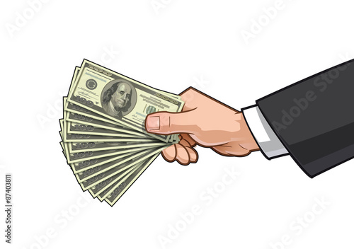 Hands Showing Money 3