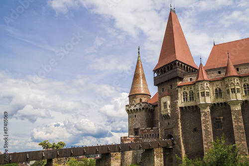 Corvin Castle or Hunyadi Castle in Hunedoara, Romania