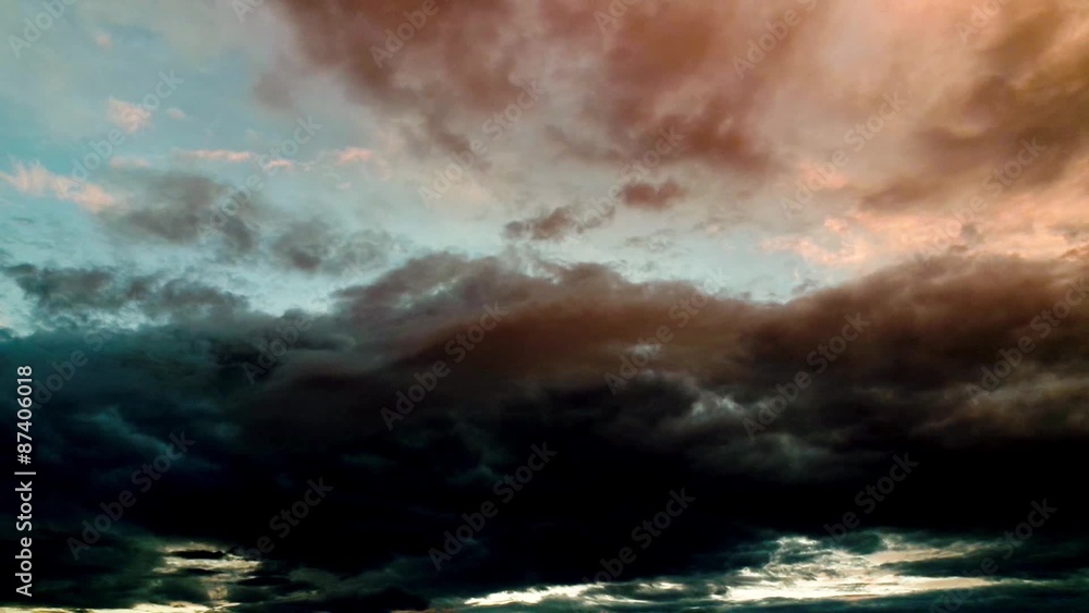 Gewitterwolken Timelapse 01