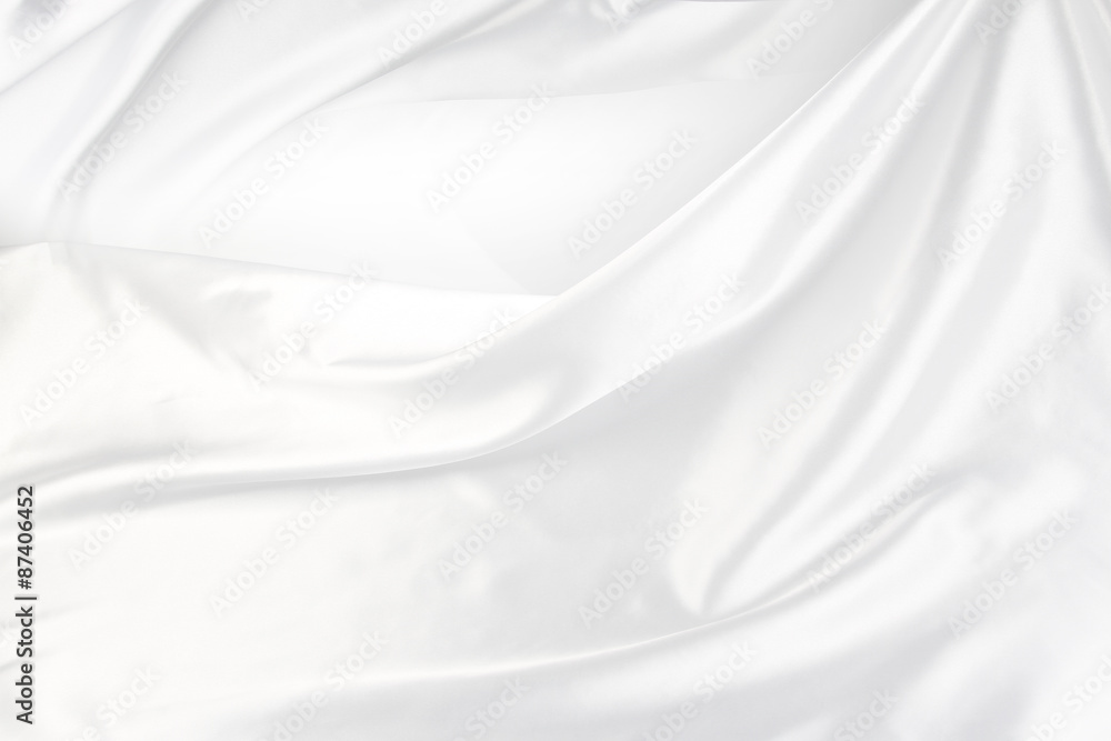 Obraz premium White silk