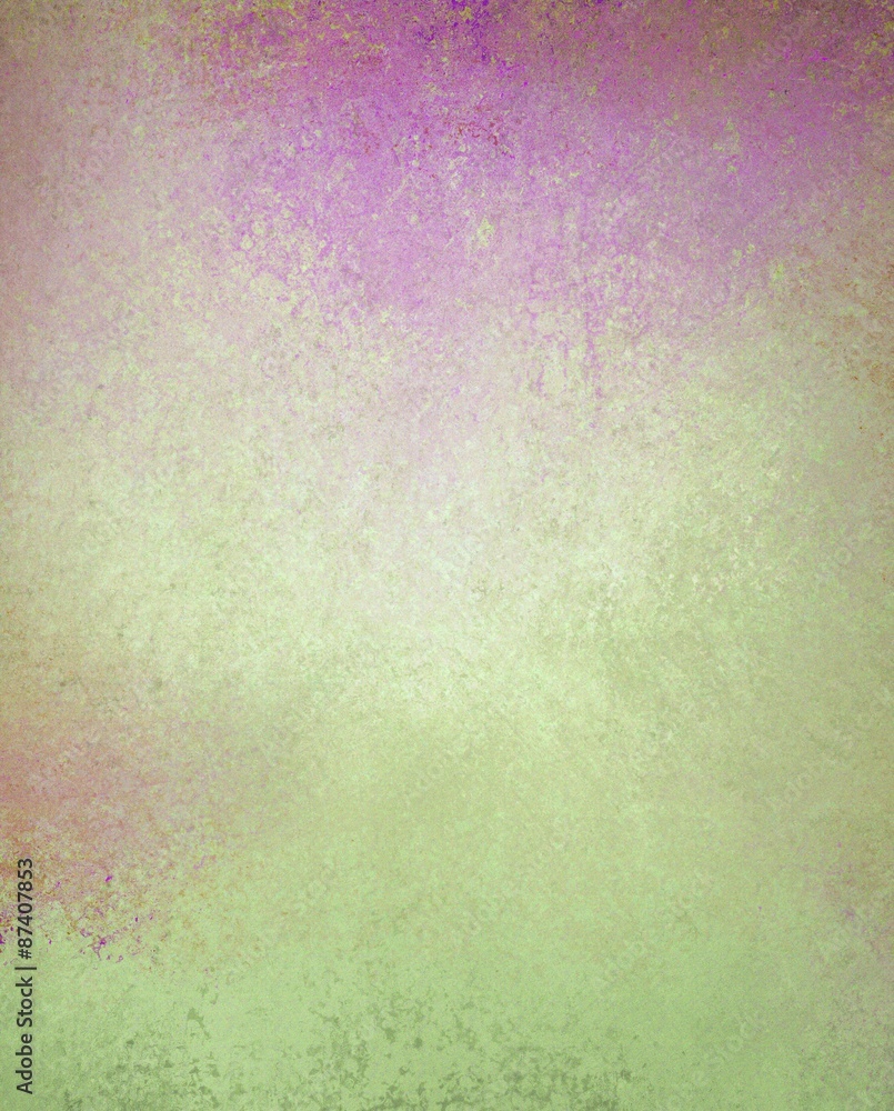 green background with purple grunge color splashes on border green background with purple grunge color splashes on border