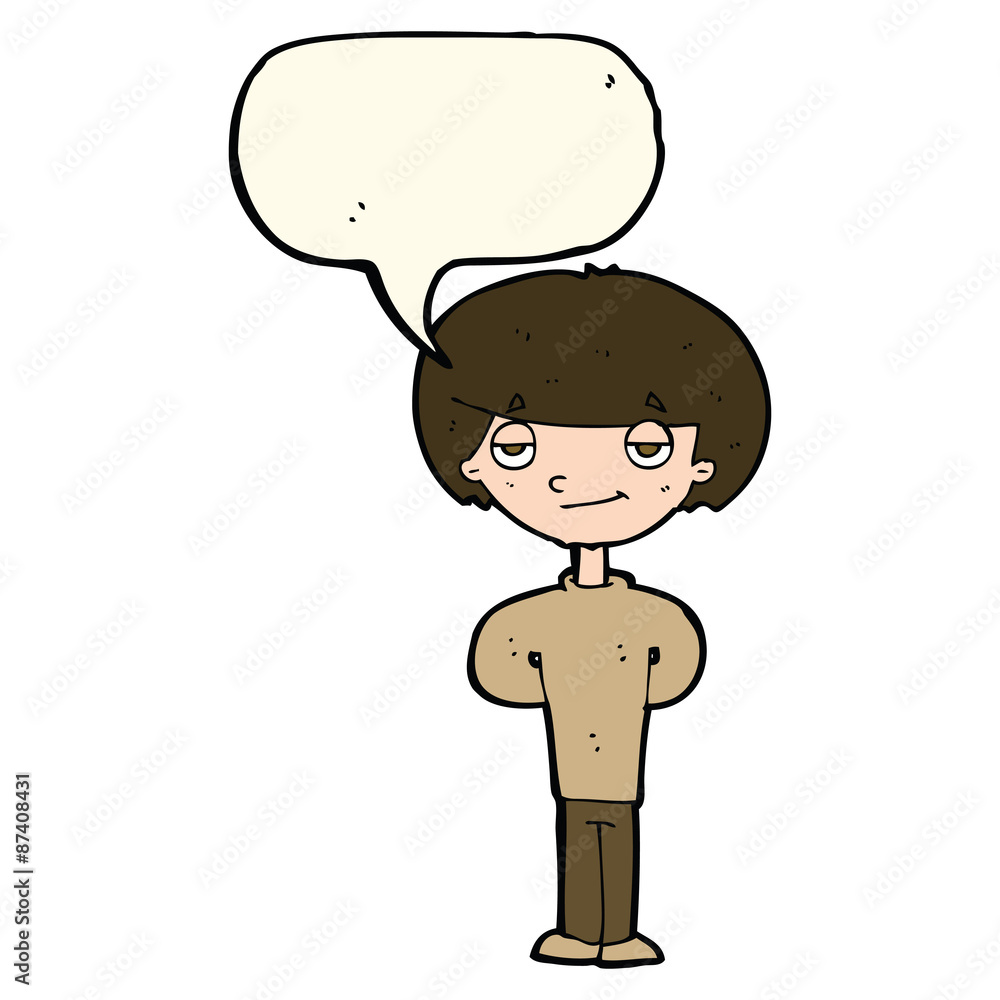 cartoon happy man with speech bubble cartoon happy man with speech bubble
