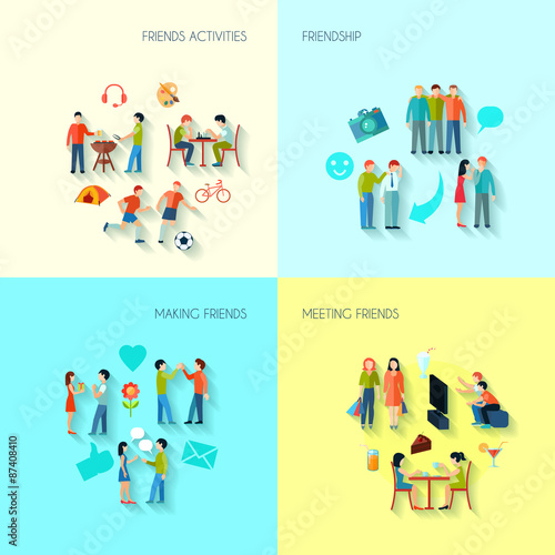 Friendship Icons Set 