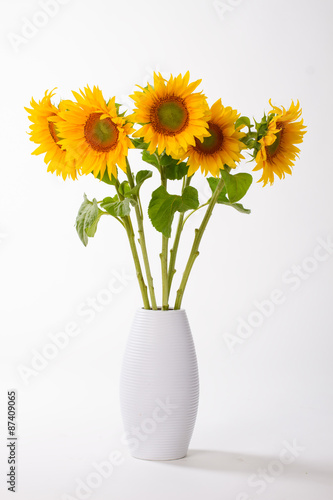 Fototapeta Naklejka Na Ścianę i Meble -  Yellow sunflowers.