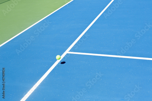 Tennis court ball in / out , ace / winner © NDABCREATIVITY