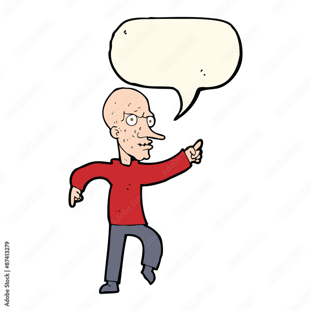 cartoon angry old man with speech bubble cartoon angry old man with speech bubble