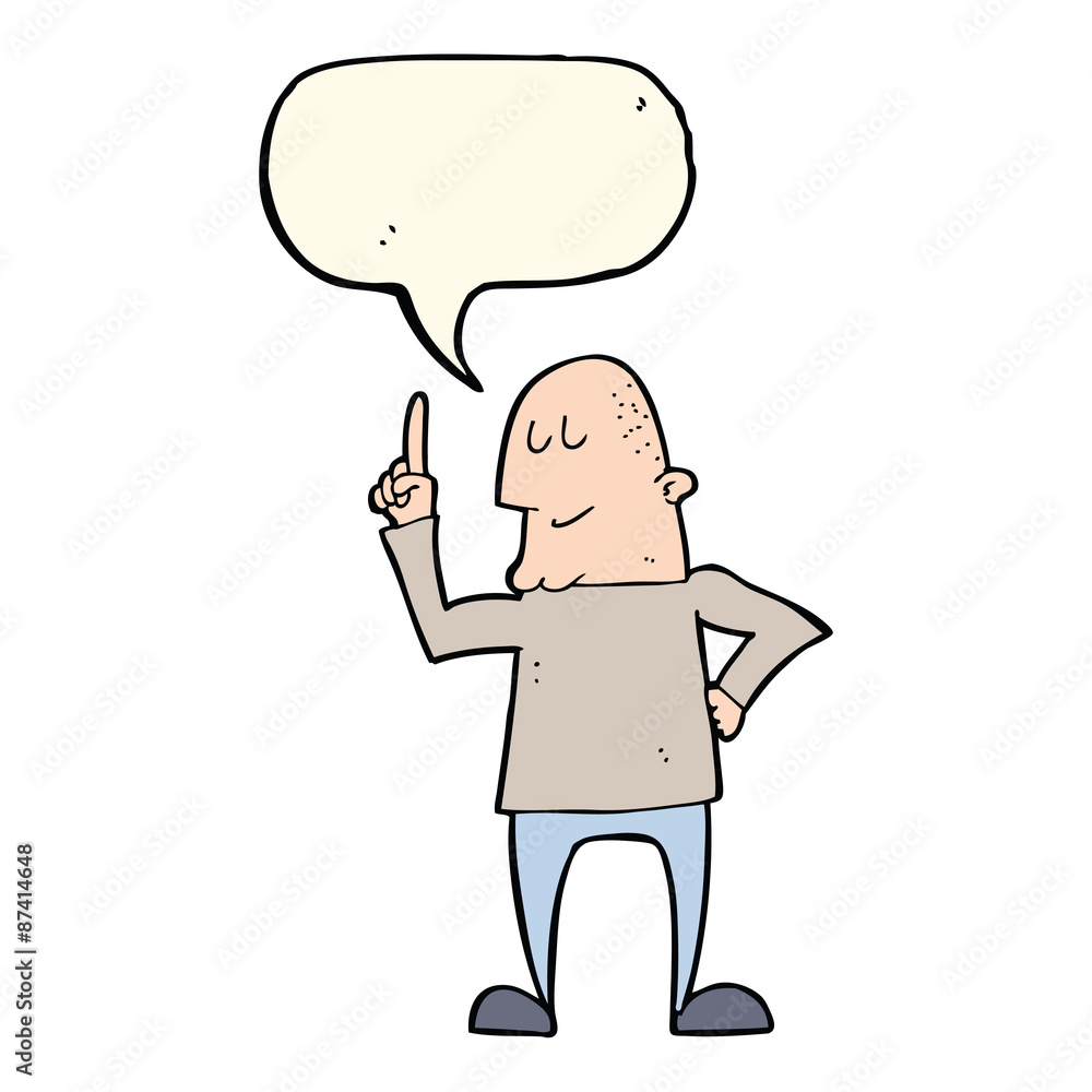 cartoon man pointing finger with speech bubble cartoon man pointing finger with speech bubble