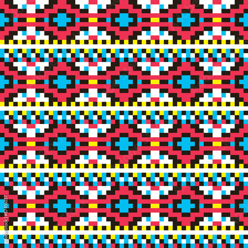 Tribal pixel pattern
