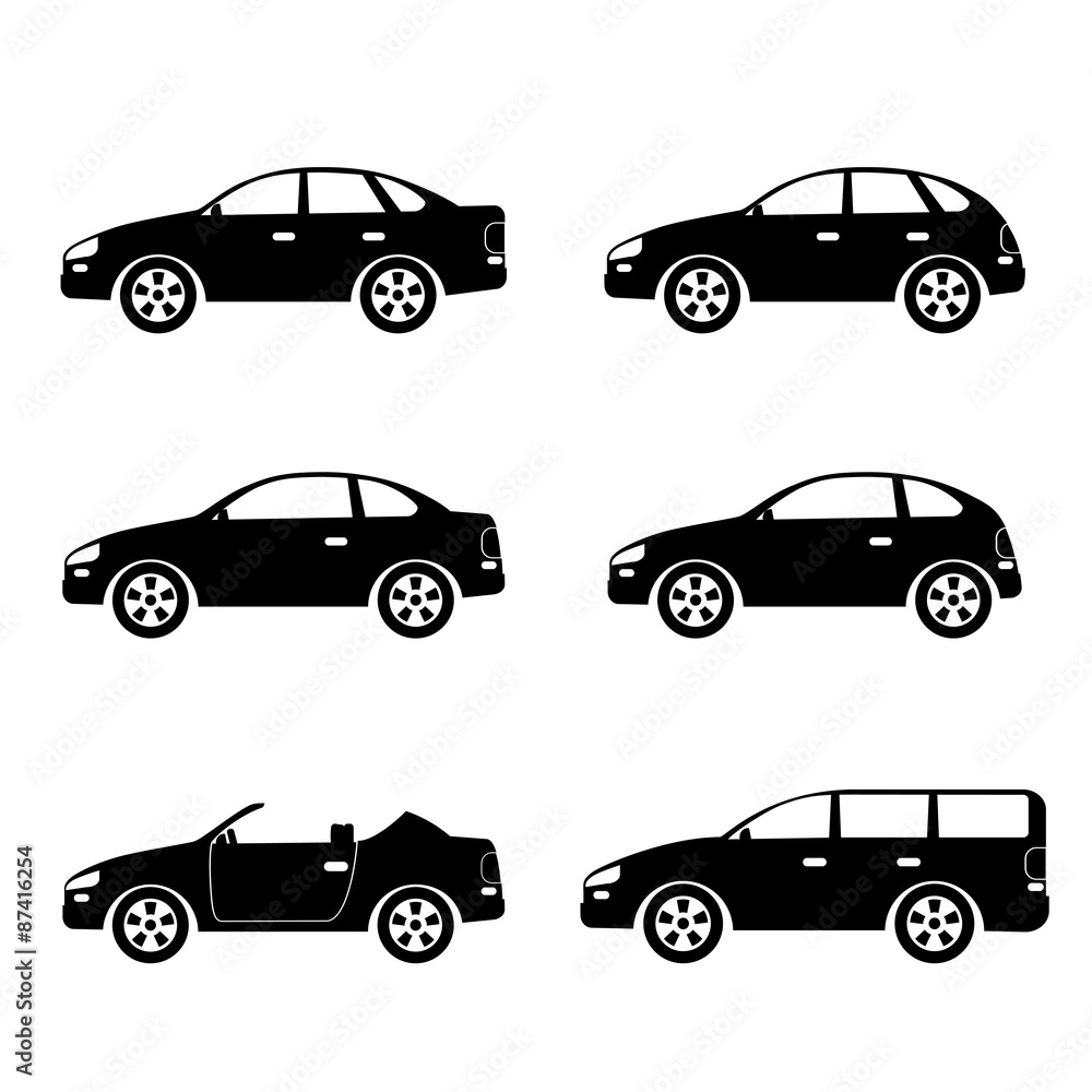 Cars silhouettes.