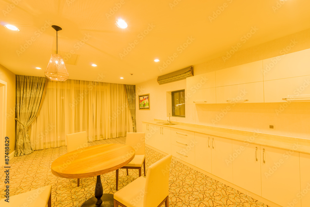 Fototapeta premium Interior of the modern kitchen