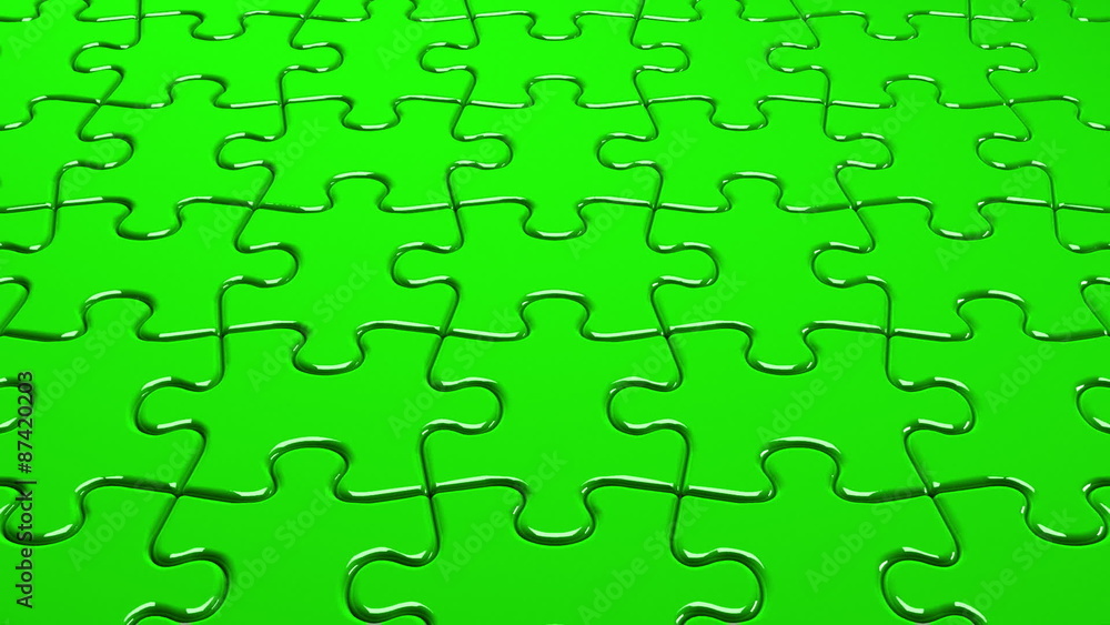 Green Jigsaw Puzzle Green Jigsaw Puzzle