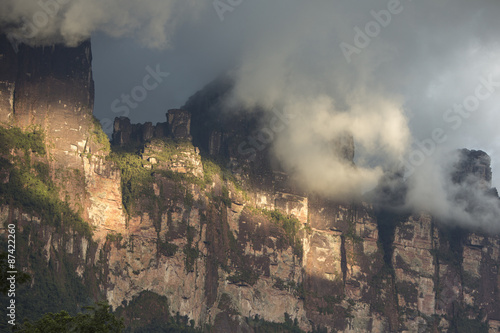 Angel Falls in the sky in Venezuela © piccaya