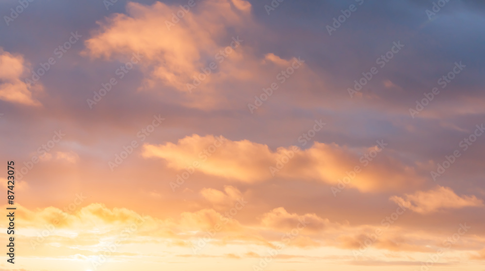 Bright cloudscape background