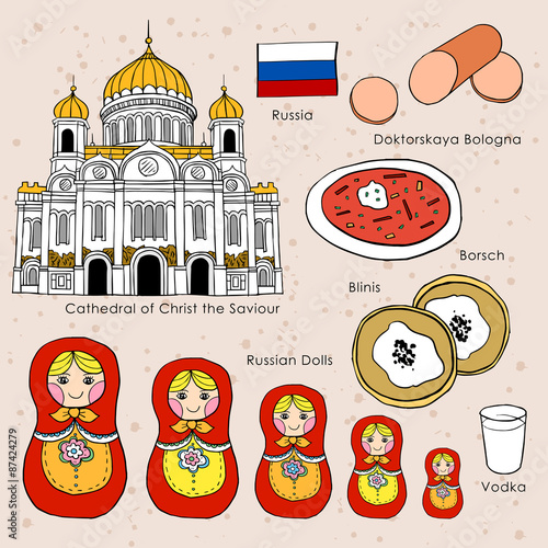 travel concept of Russia