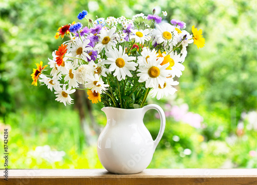 Wallpaper Mural bunch of summer flowers Torontodigital.ca