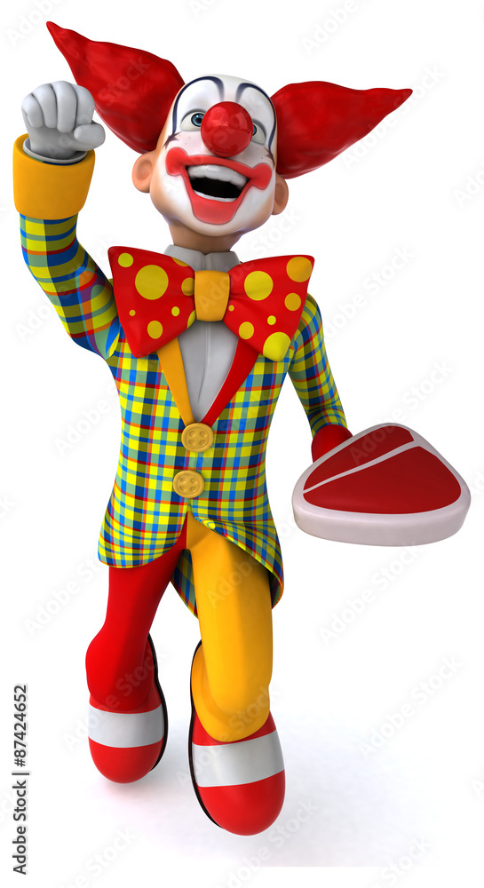 Fun clown - obrazy, fototapety, plakaty 