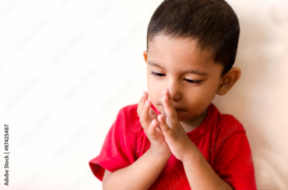 little child playing with fingers little child playing with fingers