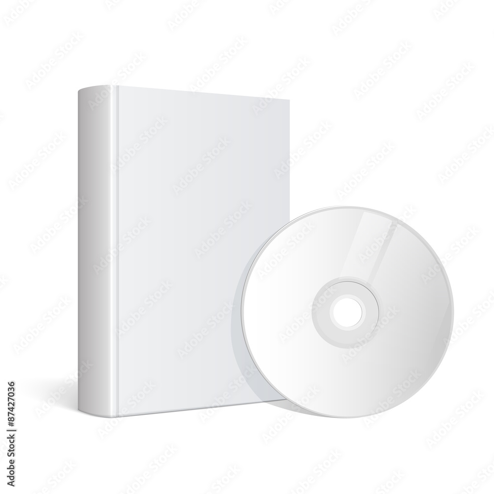 Light Realistic Blank book cover Light Realistic Blank book cover