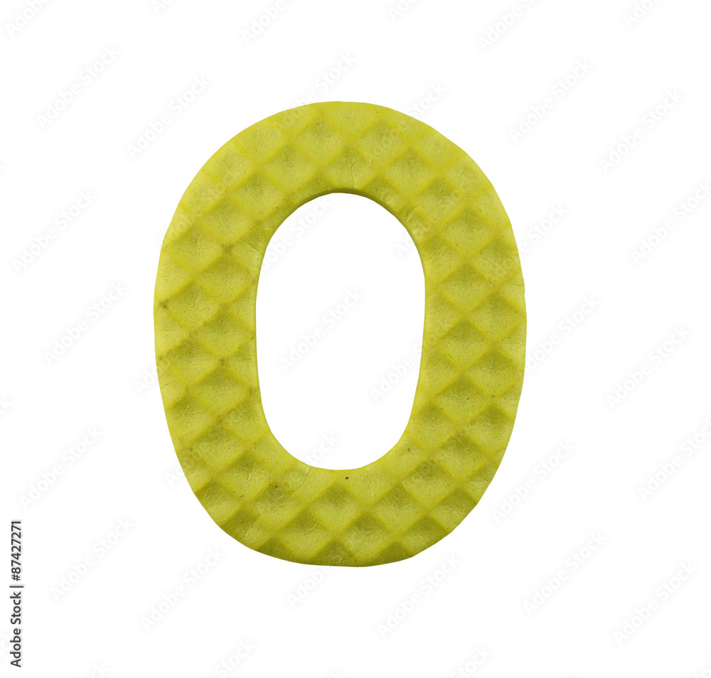 colorful numbers zero isolated on white. colorful numbers zero isolated on white.