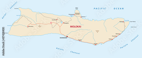 molokai road map