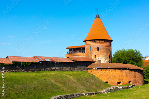 The medieval castle in Kaunas