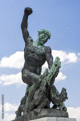 Statue At Gellert Hill, Budapest, Hungary
