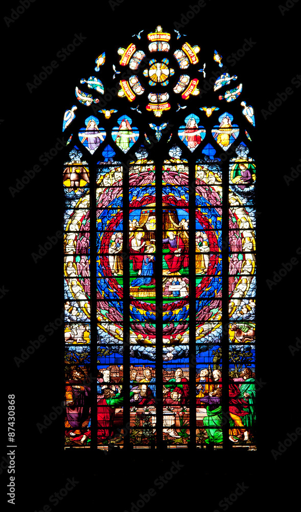 Les vitraux de la collégiale Saint Aubin de Guérande