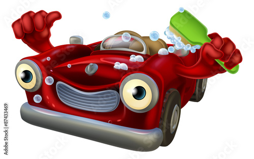 Car wash character