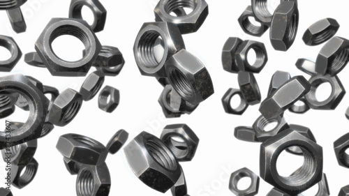 Mechanical background. Seamless loop