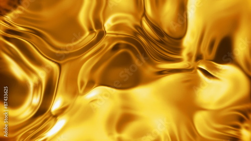 Liquid gold metal surface (seamless looping)