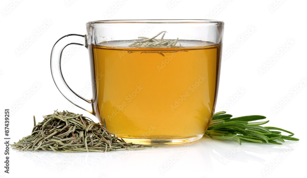 Rosemary Herbal tea with in a mug Rosemary Herbal tea with in a mug