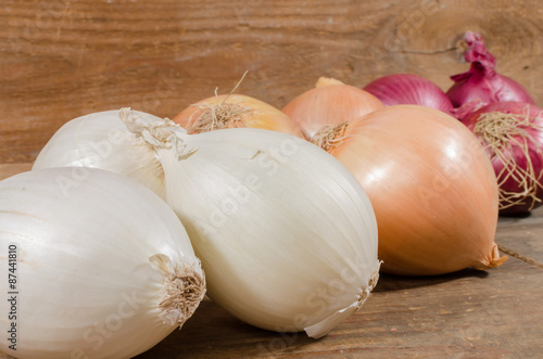 Different types of onions