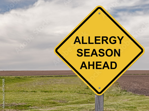 Caution - Allergy Season Ahead