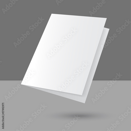 Hovering Blank empty magazine
