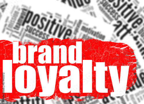 Word cloud brand loyalty photo