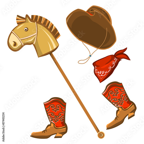 toy horse and cowboy child clothes