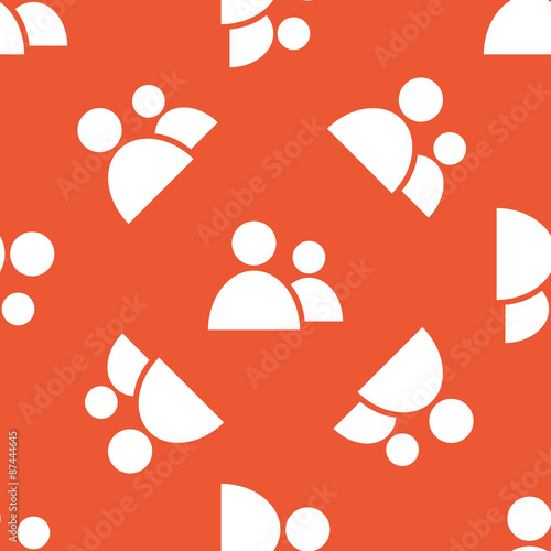 Orange contacts pattern