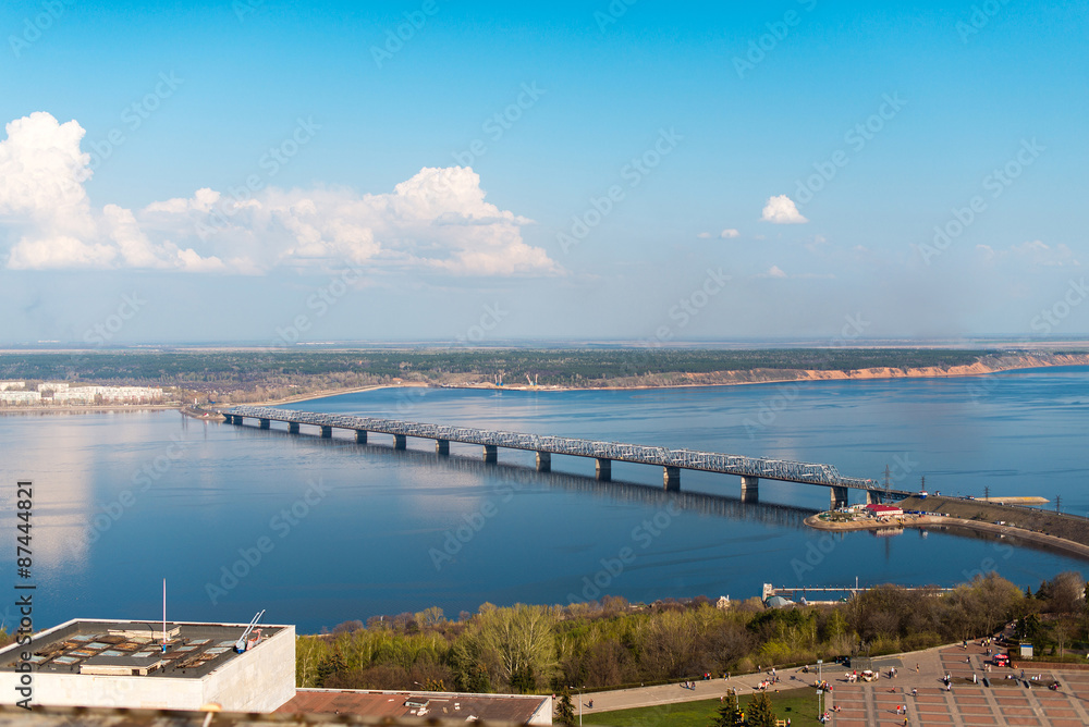 Мост через реку Волгу, Ульяновск