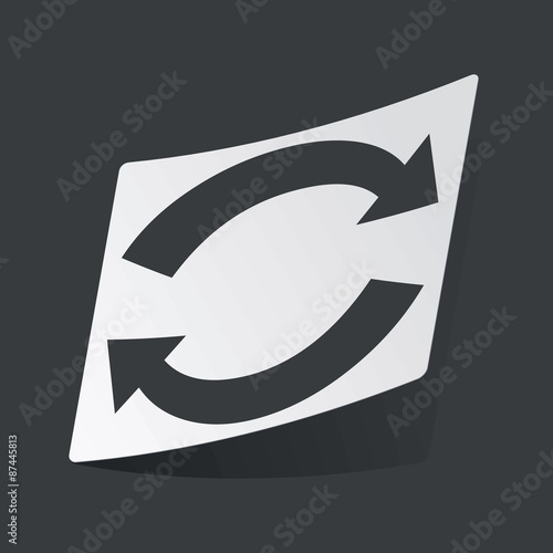Monochrome exchange sticker