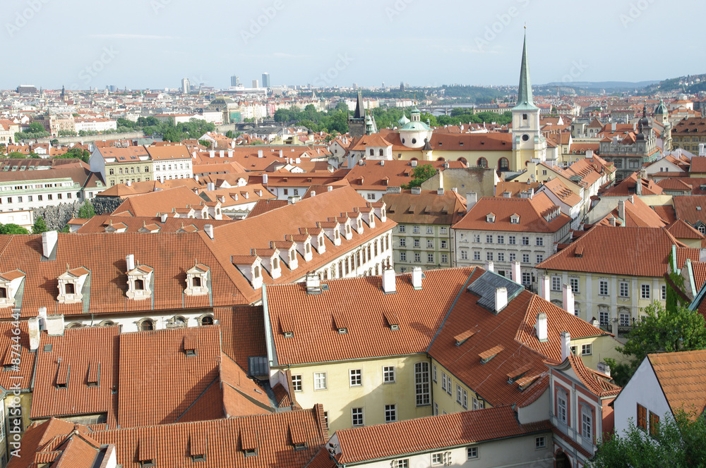 Beautiful cityscape of Prague