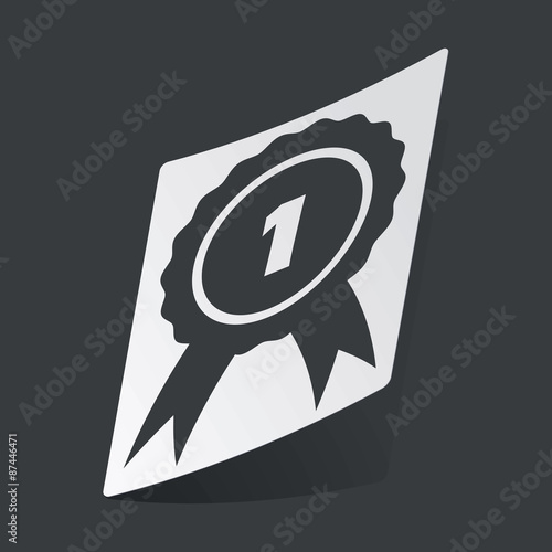 Monochrome 1st place award sticker