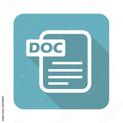 Square DOC file icon