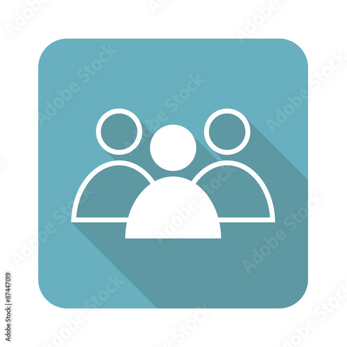 Square group leader icon