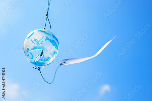 江戸風鈴と青空