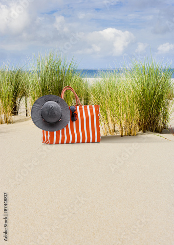 Badetasche am Strand