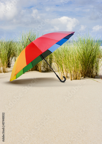 Schirm am Strand