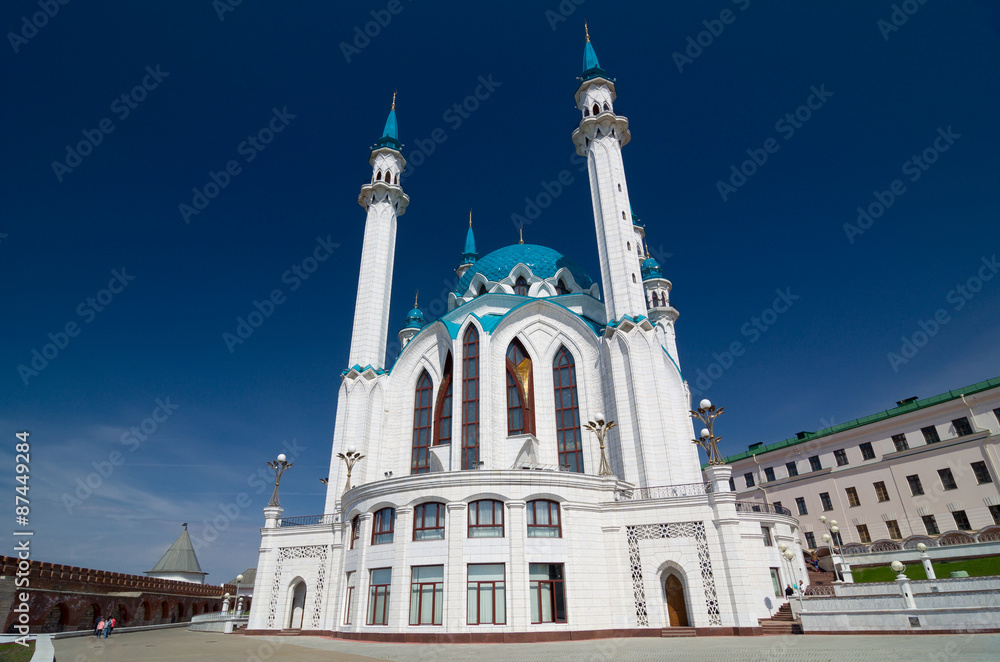 Kul Sharif Mosque in Kazan Kremlin. UNESCO World Heritage Site.