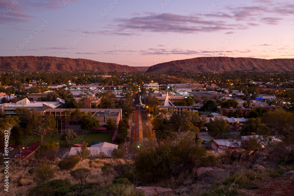 Fototapeta premium View over Alice Springs