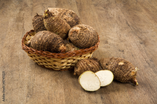 Obraz na płótnie Taro or yam w salonie